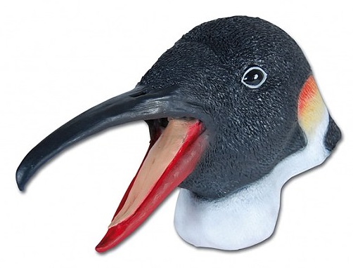 Penguin Rubber Overhead Mask