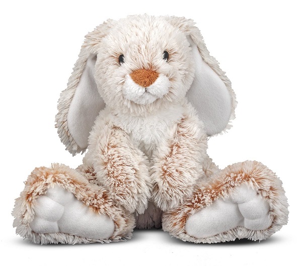 Melissa & Doug Plush Burrow Bunny Rabbit Stuffed Animal