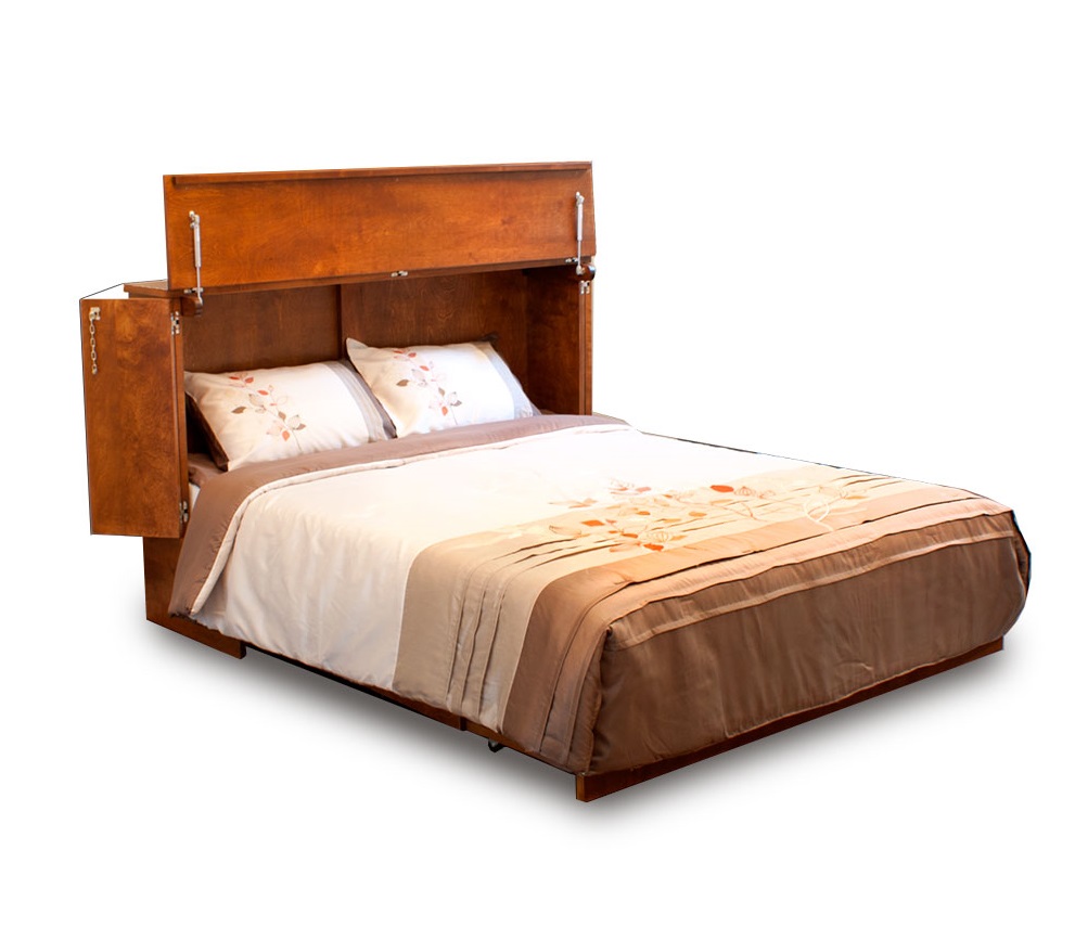 Wood Cabinet Bed