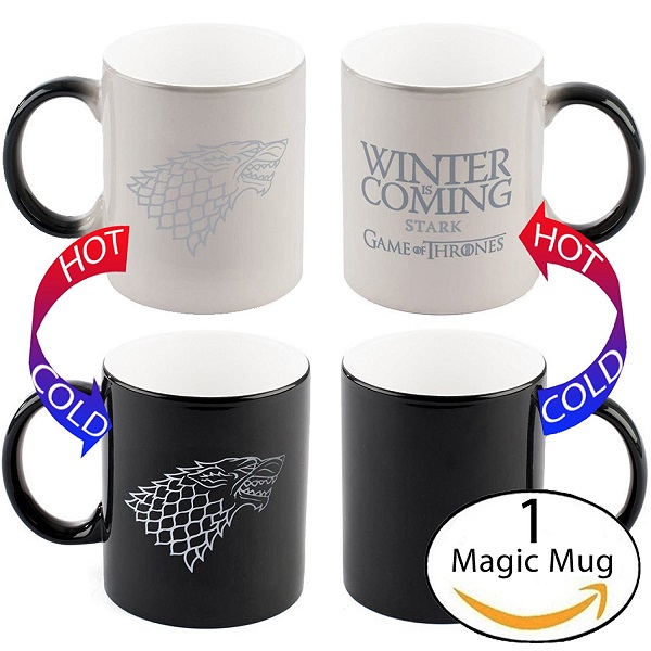Game of Thrones Winter Is Coming Heat Sensitive Mug