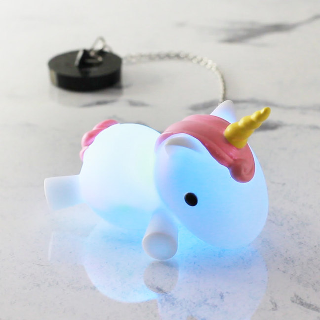 Unicorn Light Up Bath Plug