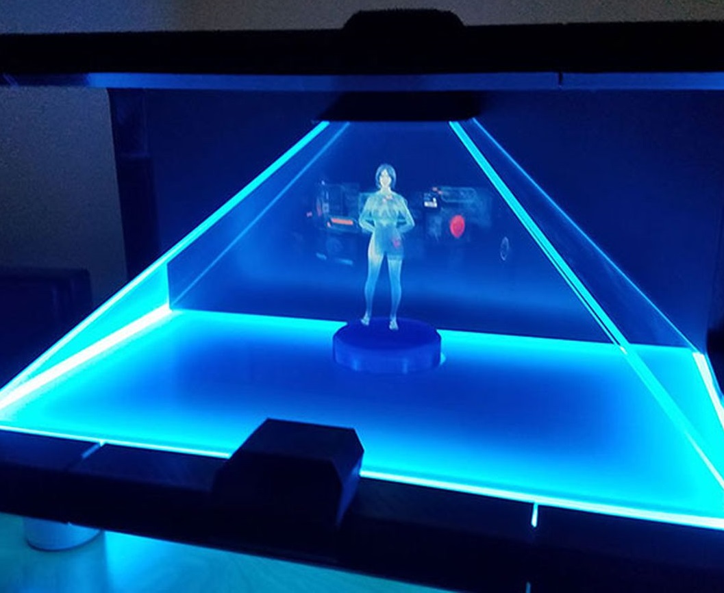 Cortana Hologram working concept. 