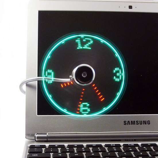 USB LED Fan Clock
