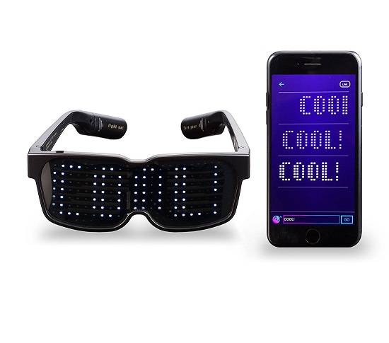Unique Bluetooth LED Glasses