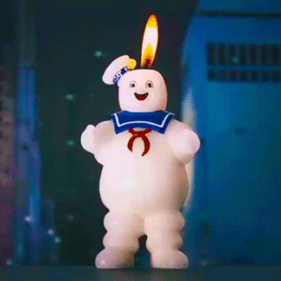 Ghostbusters Stay Puft Candle