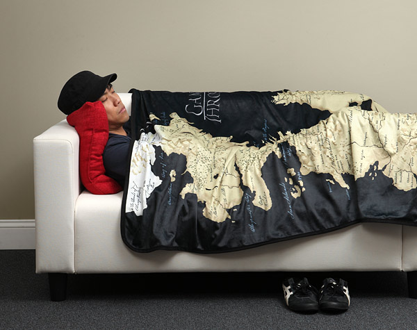 Game of Thrones Map of Westeros Fleece Blanket
