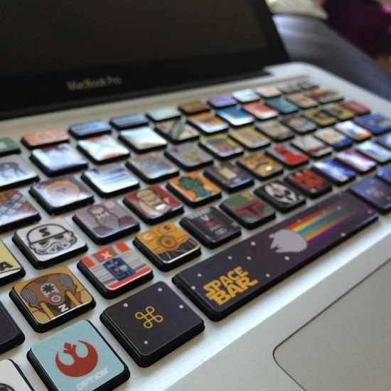 Macbook Keyboard Star Wars Skin