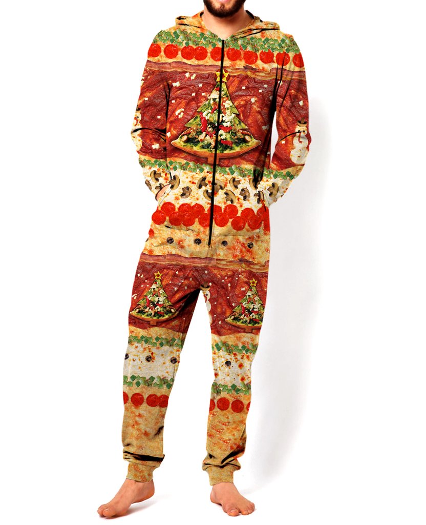All I Want For Christmas is Pizza Onesie