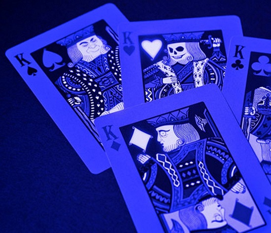 Glow in the Blacklight Playing Cards