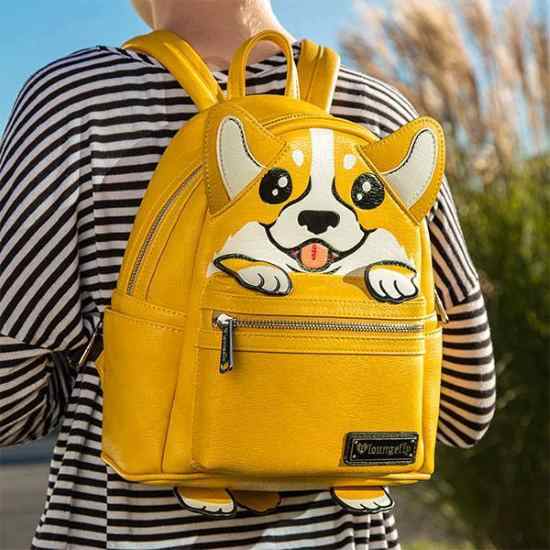 Corgi Appliqué Mini Backpack