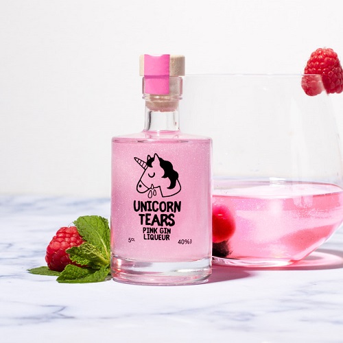 Unicorn Tears Pink Gin Liqueur Miniature