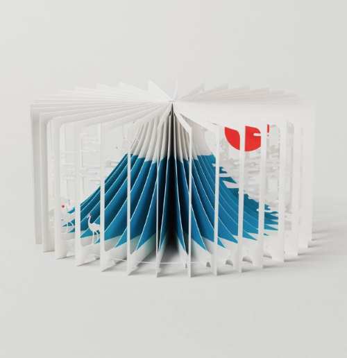 360 Book Mount Fuji Book