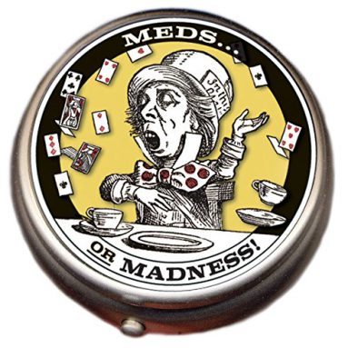 Mad Hatter Pill Box