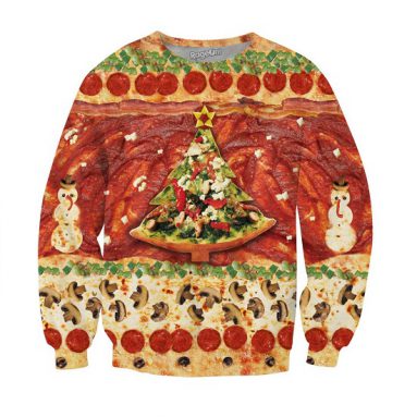 All I Want for Christmas is Pizza Crewneck Sweatshirt