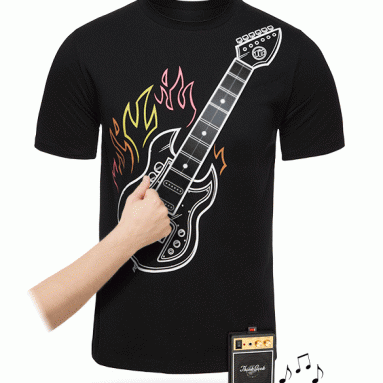 Playable Electronic Rock Guitar Shirt