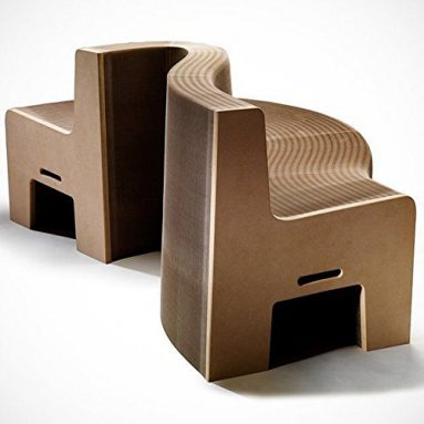 Portable Unique Accordion Paper Sofa
