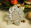 Handmade Rick Sanchez Plaster Christmas Ornament