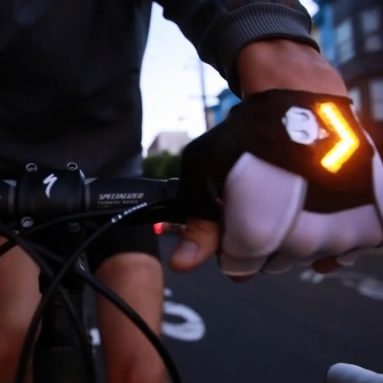 Turn Signal Bicycling Gloves