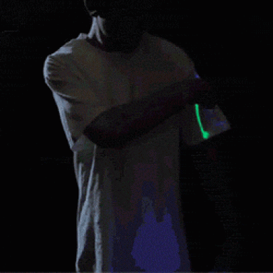 Interactive UV Light Shirts