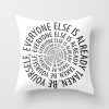 Oscar Wilde Quote Throw Pillow