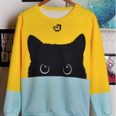 Black Kitten Sweatshirt
