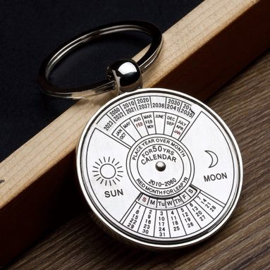 Perpetual Calendar Keychain