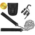 Camping Pocket Chainsaw & Fire Starter Kit