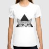T-SHIRT WHITE SMALL WOMENS FITTED TEE