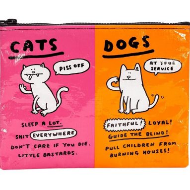 Cats & Dogs Zipper Pouch