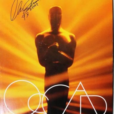Clint Eastwood “93 Oscar” Signed Oscar Poster