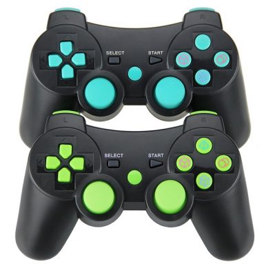 2pcs Pack Wireless Double Vibration Controller for PS3