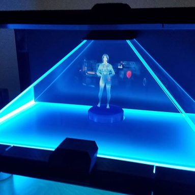 Cortana Hologram working concept