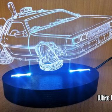 Delorean Acrylic Light