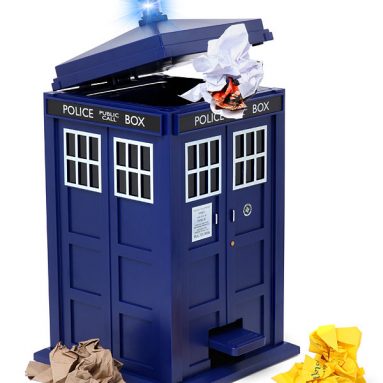 Doctor Who TARDIS Wastebin