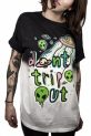Alien Letter Graphic 3D Print T-Shirt