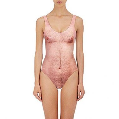Sexy Chest Tan One Piece Swimsuit