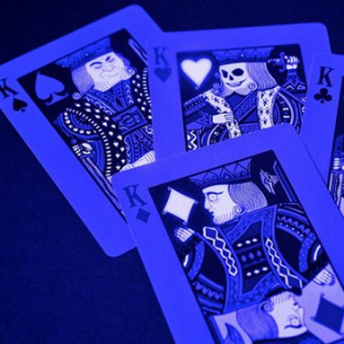 Glow in the Blacklight Playing Cards