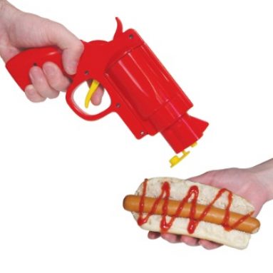 Gun Condiment Dispenser