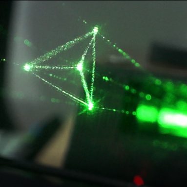 Holovect Draws Objects In The Air With Light