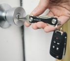 Compact Key Holder and Keychain Organizer