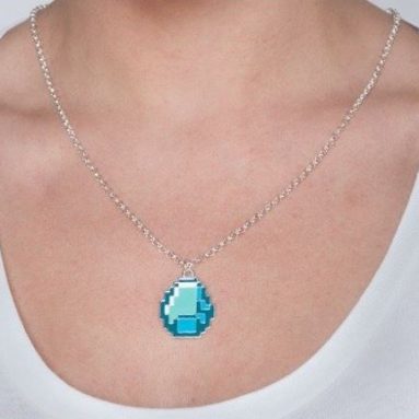 Minecraft Diamond Necklace
