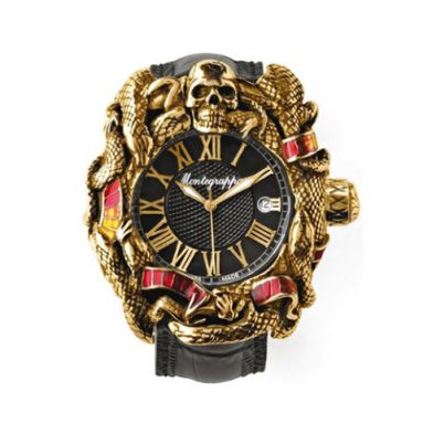 Montegrappa Chaos Gold and Enamel Automatic Watch