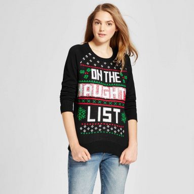 On The Naughty List Christmas Sweater