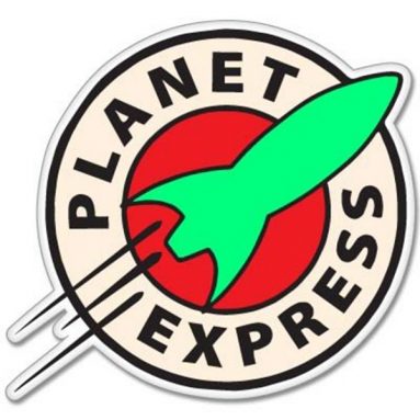 Futurama Planet Express Vinyl Car Sticker Decal