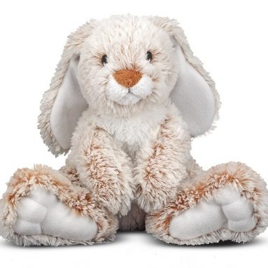 Melissa & Doug Plush Burrow Bunny Rabbit Stuffed Animal