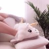 Plush Unicorn Slippers