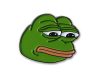 Sad Pepe Lapel Pin