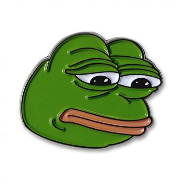 Sad Pepe Lapel Pin