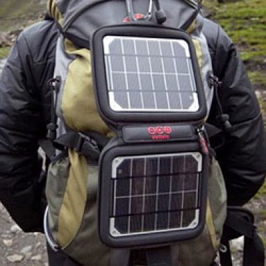 Solar Powered Backpack Charger