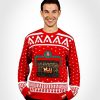 Ugly Christmas Sweater Uses Your Smart Phone To Display An Animated Fireplace